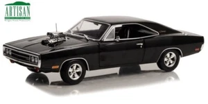 DODGE Charger with Blown engine - 1970 - black - Greenlight 1:18 - Imagen 1 de 6