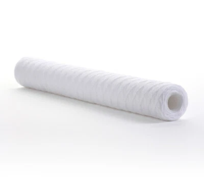 Well Water, Home String Wound Sediment Water Filter Cartridge 2.5" x 20", 100 μm - Image 1 of 3