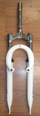 GROUND ASSAULT 24" WHITE BICYCLE SUSPENSION FORK BIKE PARTS 499-2 - Image 1 of 4