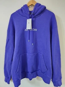 Nike Air Jordan Wordmark Größe 2XL schwerer Fleece-Hoodie für Herren DV6463-514 neu mit Etikett - Bild 1 von 2