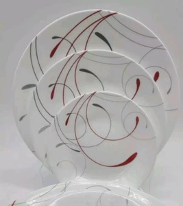 Corelle Splendor Dinnerware Set 4-Dinner 10¼" 4-Salad 8½" 4-Bread & Butter 6.75" - Picture 1 of 6