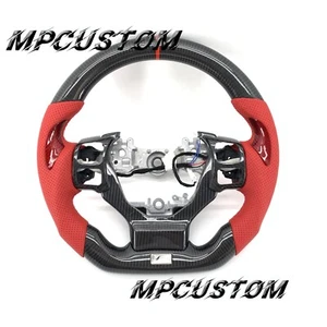 Carbon Fiber Steering Wheel fit For Lexus IS250 IS300 IS350 RC300 RC350 NX200T - Picture 1 of 8