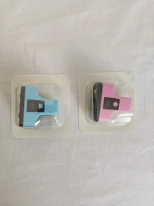HP 02 Ink Cartridges C8775W C8774W Blue Pink Set Of 2 - Picture 1 of 5