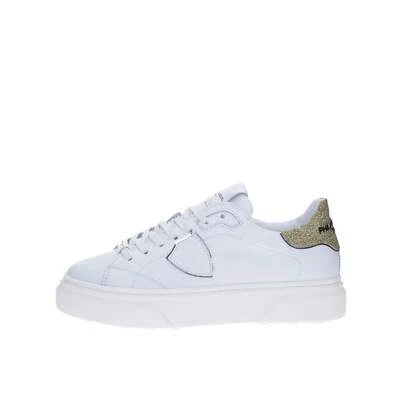 Philippe model Sneakers Pelle Donna Bianco/oro 80748 - Immagine 1 di 4