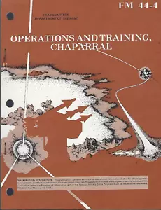 Historical book for Operations and Training Chaparral - Foto 1 di 1