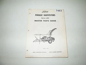 Ford Forage Harvesters Series 605 Parts Catalog Book April 1966 PA-6598-C - Picture 1 of 5