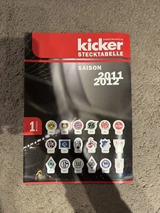 Kicker Sportmagazin Stecktabelle Saison 2011/2012 1. 2. und 3. Bundesliga - Bild 1 von 3