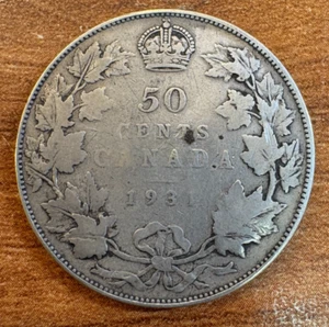 1931 Canada 50 cents - Imagen 1 de 2