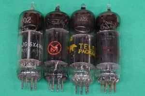 6X4 - TV AUDIO GUITAR AMPLIFIER HAM RADIO tubes -- lot of [4] - Picture 1 of 1