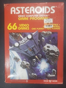 Atari 2600 Asteroids Video Computer System Game Program Complete Box SEALED - Picture 1 of 6