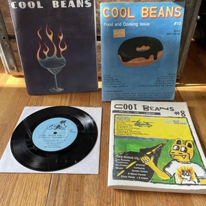 Cool Beans Lot #6,8, & 10 Magazine Music Zine 1990s w/ CD’s & 7” San Francisco - Foto 1 di 13