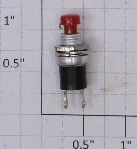 Interruptor de botón momentáneo normalmente abierto Radio Shack 275-1547X SPST (10) Foto 1 de 1