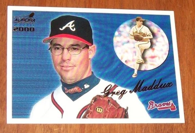 Rare 2000 Pacific Aurora National Show Anaheim California Greg Maddux Card - Image 1 of 2