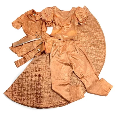 INCREDIBLE VTG 1950s Novelty Venice Print Set Kerrybrooke Silk Tops Skirt Pants - Image 1 of 4