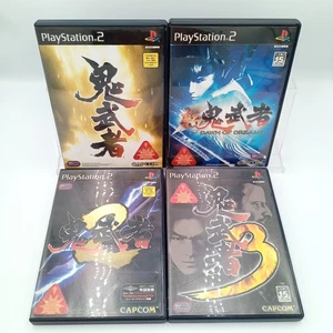Onimusha 1 2 3 Dawn of Dreams Set Lot 4 PS2 PlayStation 2 Authentic Japanese CIB - Picture 1 of 8