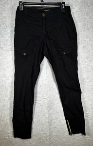 Jaanuu Skinny Cargo Scrub Hose Damen Größe XS Schwarz Gold Hardware - Bild 1 von 8