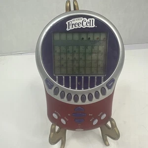 Radica Big Screen Free Cell SOLITAIRE Handheld Electronic Game Tested Works 2003 - Picture 1 of 6