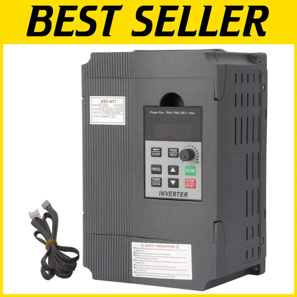 2.2KW 220V VFD Inverter for Spindle Motor Speed Control - Image 1 of 4