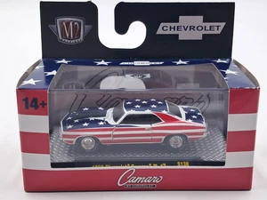 2025 M2 O'Reilly Exclusive 1969 Chevrolet Camaro SS/RS 396 USA 4th of July NEW! - Picture 1 of 6