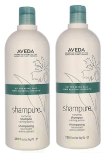 2 PC Aveda SHAMPURE Nurturing Shampoo 2 X Jumbo 33.8 fl OZ Bottles New.No.Box - Picture 1 of 1