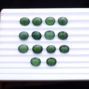 14 Pcs Natural Serpentine Untreated 9mm-10mm Oval Cut Dazzling Loose Gemstones - Picture 1 of 12