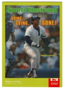 Reggie Jackson 2021 Topps X Sports Illustrated #43 amarillo canario #11/25 tarjeta - Imagen 1 de 3