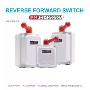 High Quality Drum Switch Forward/Off/Reverse Motor Control Rain Proof Reversing - Picture 1 of 13