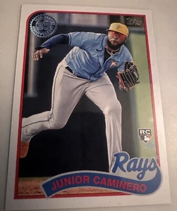 2024 Topps Update Series - 1989 Topps Baseball #89US-16 Junior Caminero (RC) - Picture 1 of 2