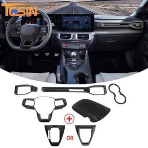 Kit de cubierta de embellecedores de tablero de consola central interior para accesorios Ford Mustang 2024 - Imagen 1 de 26
