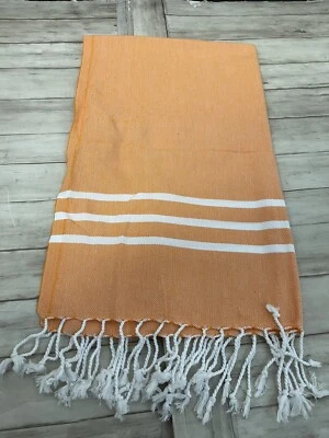 Turkish Towel Cotton Small Bath Beach Hammam  Peshtemal Sauna Lightweight N89 - Image 1 of 3