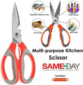 Kitchen Scissors Dishwasher Safe Stainless Steel Heavy Duty Food Poultry Shears - Picture 1 of 4