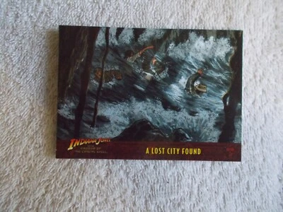 Indiana Jones & Kingdom of the Crystal Skull "A LOST CITY FOUND" #84 Trade Card - Image 1 of 2