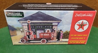 ERTL  1919 GMC Tanker Truck Bank  TEXACO  Chrome 2000 Millennium Edition  19812P - Image 1 of 4