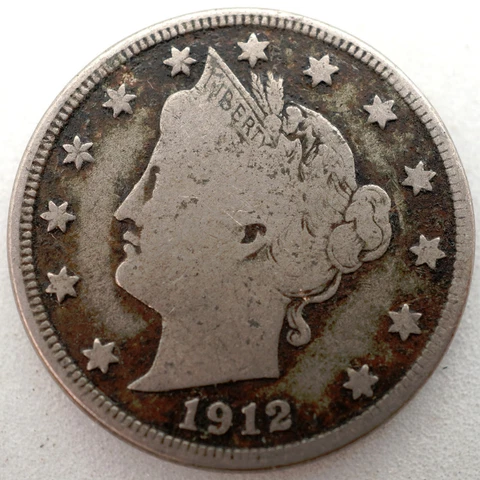 1912-D Liberty "V" Nickel - Fine Details Cover