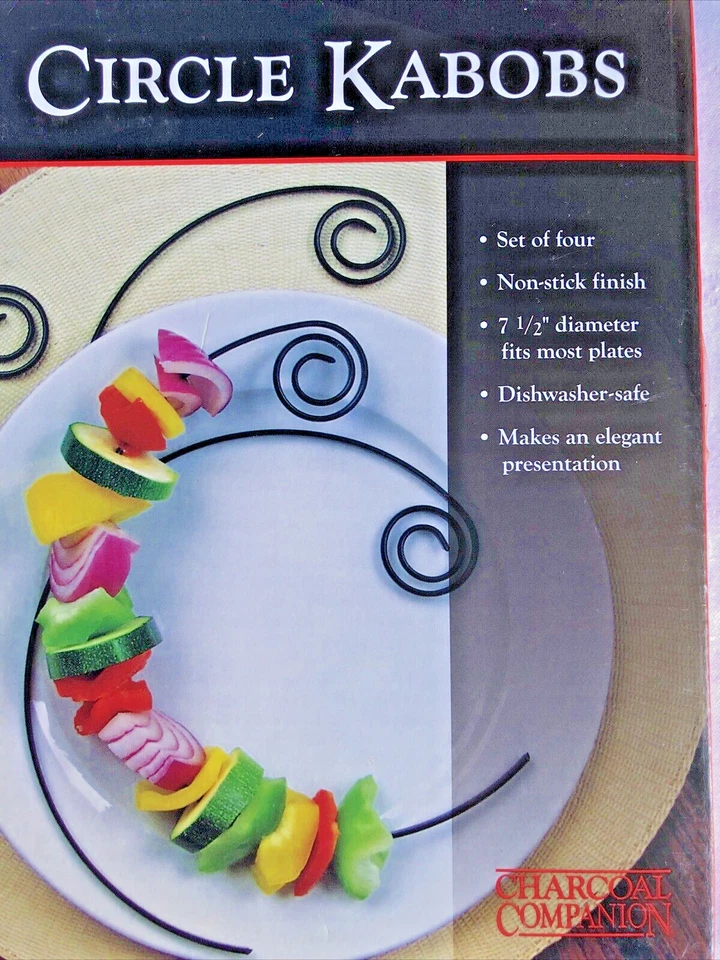 NEW KABOBS skewers grill BBQ cook  vegetables 8 skewers 2 boxes - Image 1 of 4