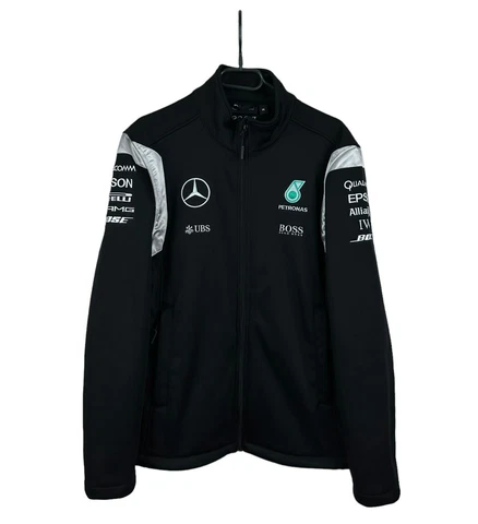 Racing Mercedes-AMG Petronas F1 Team Softshell Jacket Black Size M Cover