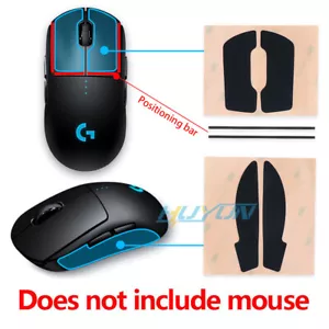 Maus Anti-Rutsch Band Griff Aufkleber für Logitech G Pro Wireless Gaming Maus - Bild 1 von 6