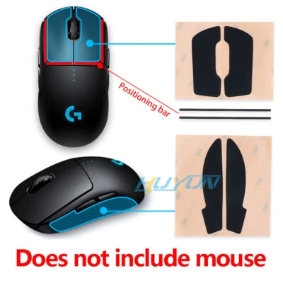 Mouse Anti-Slip Tape Grip Stickers for Logitech G Pro Wireless Gaming Mouse - Image 1 of 4