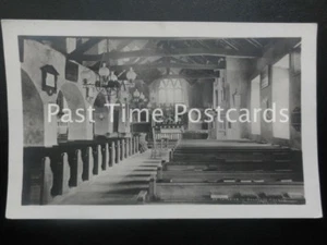 Antiguo RPPC - Interior de la iglesia Grasmere - Imagen 1 de 1