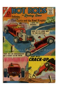 New Hot Rod Poster 11x17 Cover Art Hot Rod and Racing Cars Comic January - Picture 1 of 1