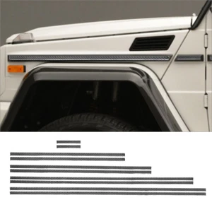 10Pcs Carbon fiber Insert Moulding Cover Trim For Mercedes-Benz G-Class W463 - Picture 1 of 11