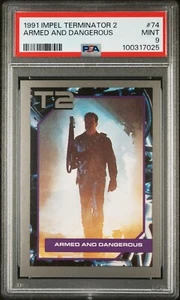1991 IMPEL TERMINATOR 2 74 ARMED AND DANGEROUS PSA 9 - Picture 1 of 2