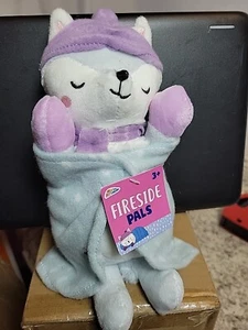 Target Fireside Pals Stuffed Plush Fox Blue Blanket Swaddle 10inch - Picture 1 of 2