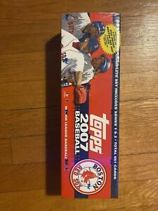 2007 Topps Series 1 & 2 Complete 661+ BASEBALL Cards Red Sox Factory Sealed Set
