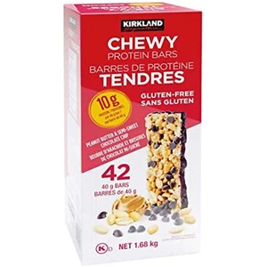 KIRKLAND SIGNATURE Chewy Protein bar Peanut Butter & Semisweet Chocolate Chip - Picture 1 of 1