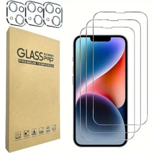 9H Tempered glass screen protector for iPhone 16 - Picture 1 of 8