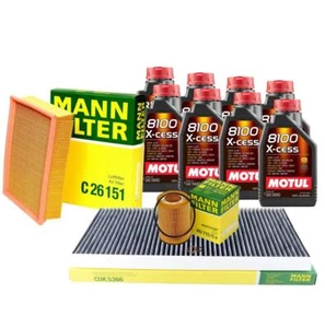 Motul + OEM Engine Oil Change Kit (5W40) (8 Liter) (X-CESS 8100) - Picture 1 of 1