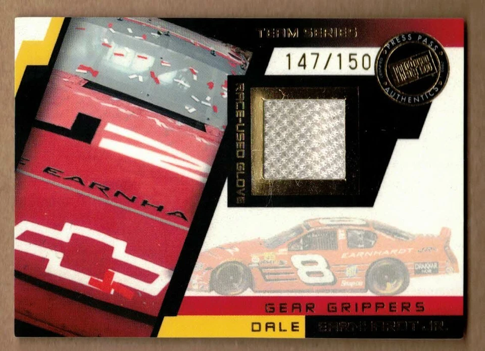 2003 PRESS PASS STEALTH GEAR GRIPPERS CARS #GGT10 DALE EARNHARDT JR. #147/150 - Image 1 of 1