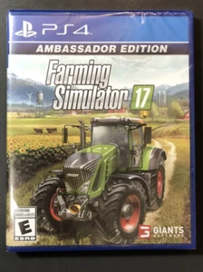 Farming Simulator 17 Ambassador Edition Sony PlayStation 4, 2016) Brand New Game - Picture 1 of 6