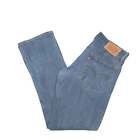 Levis 514 Jeans Straight Fit Blue Denim Trousers Mens W33 L30